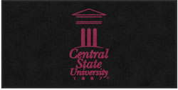 3' x 6' (35" x 69") Digiprint HD  CENTRAL STATE UNIVERSITY  Indoor Logo Mat