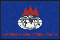 4' x 6' (45" x 69") Digiprint HD WINNERS  Indoor Logo Mat