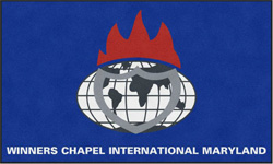 6' x 10' (68" x 119") Digiprint HD WINNERS CHAPEL  Indoor Logo mat