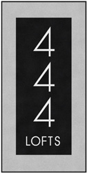 5' x 10' (58" x 119") Colorstar Impressions 444 LOFTS  Indoor Logo Mat