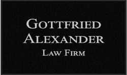 3' x 5' (35" x 58") Waterhog Impressions HD GOTTFRIED ALEXANDER  Indoor-Outdoor Logo Mat