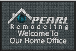 2' x 3' (24" x 35") Waterhog Impressions HD  PEARL  Indoor-Outdoor Logo Mat