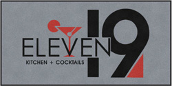 4' x 8' (45" x 95") Digiprint HD ELEVEN 19  Indoor Logo Mat
