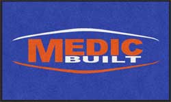 3' x 5' (35" x 59") Colorstar Impressions MEDIC BUILT  Indoor Logo Mat