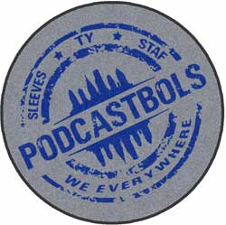 5' Round (58" inches) Digiprint HD Custom Shape PODCASTBOLS  Indoor Logo Mat