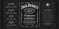 5' x 10' (58" x 119") Digiprint HD JACK DANIEL'S  Indoor Logo mat