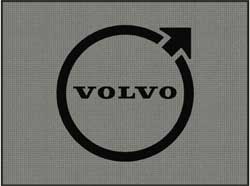 6' x 8' (70" x 96") Waterhog Impressions HD VOLVO  Indoor/Outdoor Logo Mat
