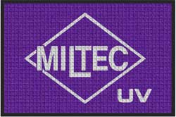 2 'x 3' (24" x 35") Waterhog Inlay MILTEC  Indoor/Outdoor Logo Mat