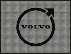 3' x 4' (35" x 45") Waterhog Impressions HD  VOLVO  Indoor-Outdoor Logo Mat