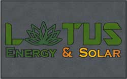 5' x 8' (58" x 95") ColorStar Impressions  LOTUS  Indoor Logo Mat