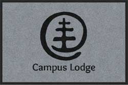 2 'x 3' (24" x 35") Digiprint HD CAMPUS LODGE Indoor Logo Mat
