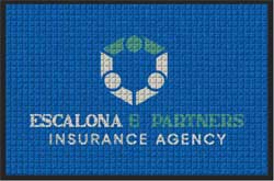 2' x 3' (24" x 35") Waterhog Impressions HD ESCALONA  Indoor-Outdoor Logo Mat