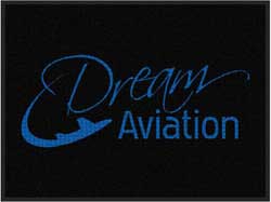 3' x 4' (35" x 45") Waterhog Impressions HD  DREAM AVIATION  Indoor-Outdoor Logo Mat