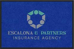 2 'x 3' (24" x 35") Digiprint HD  ESCALONA  Indoor Logo Mat