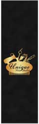 3' x 10' (35" x 119") ColorStar Impressions UNIQUE HAIR STUDIO  Indoor Logo Mat