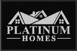 2' x 3' (24" x 35") Waterhog Impressions HD PLATINUM HOMES  Indoor-Outdoor Logo Mat