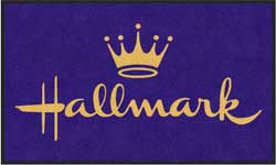 3' x 5' (35" x 59") Colorstar Impressions HALLMARK  Indoor Logo Mat