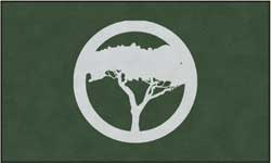 6' x 10' (68" x 119") Digiprint HD KOA TREE  Indoor Logo mat