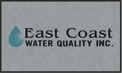 3' x 5' (35" x 59") Colorstar Impressions  EAST COAST  Indoor Logo Mat
