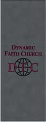 6' x 16' (68" x 190") Colorstar Impressions DYNAMIC FAITH CHURCH  Indoor Logo Mat