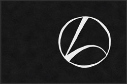 4' x 6' (45" x 69") ColorStar Impressions  LUCAS   Indoor Logo Mat
