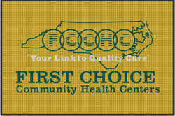 4' x 6' (45" x 69") Waterhog Impressions HD FCCHC Indoor/Outdoor Logo Mat