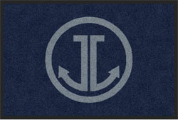 2' x 3' (24" x 35") ColorStar Impressions JUST JS  Indoor Logo Mat