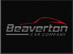 3' x 4' (35" x 45") Waterhog Impressions HD BEAVERTON Indoor-Outdoor Logo Mat