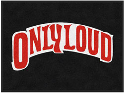 3' x 4' (35" x 47") ColorStar Impressions ONLY LOUD  Indoor Logo Mat