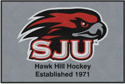 4' x 6' (45" x 69") Digiprint HD SJU ICE HOCKEY Indoor Logo Mat