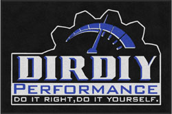 4' x 6' (45" x 69") ColorStar Impressions  DIRDIY  Indoor Logo Mat