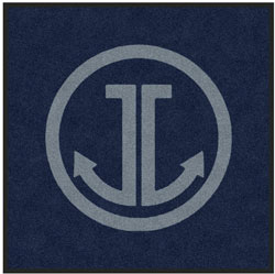 3'6" x 3'6" (40" x 40") ColorStar Impressions JUST JS Indoor Logo Mat