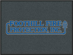 3' x 4' (35" x 45") Waterhog Impressions HD  FOOTHILL FIRE Indoor-Outdoor Logo Mat