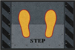 2 'x 3' (24" x 35") Digiprint HD STEP Indoor Logo Mat