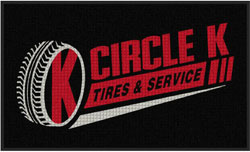 3' x 5' (35" x 58") Waterhog Impressions HD CIRCLE K  Indoor-Outdoor Logo Mat
