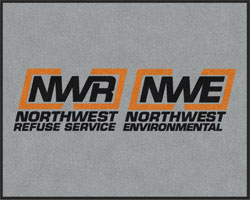 4' x 5' (45" x 58") ColorStar Impressions NWR  Indoor Logo Mat