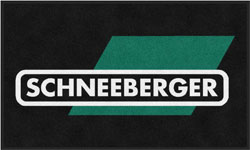 3' x 5' (35" x 58") Digiprint HD SCHEENBERGER  Indoor Logo Mat