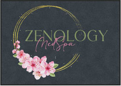 5' x 7' ( 58" x 83") Digiprint HD ZENOLOGY  Indoor Logo Mat