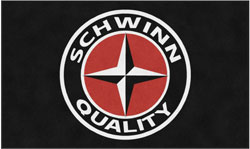 6' x 10' (68" x 119") Digiprint HD SCHWINN QUALITY Indoor Logo mat