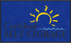 3' x 5' (35" x 58") Digiprint HD CARLSBAD HALLIDAY Indoor Logo Mat