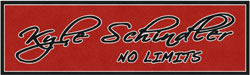 3' x 10' (35" x 119") ColorStar Impressions KYLE SCHINDLER  Indoor Logo Mat
