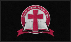 3' x 5' (35" x 58") Waterhog Impressions HD GREATER ANTIOCH Indoor-Outdoor Logo Mat