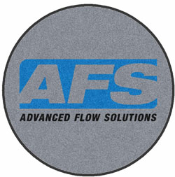 6' Round (68" inches) Digiprint HD Custom Shape AFS   Indoor Logo Mat