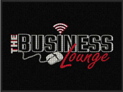 3' x 4' (35" x 45") Waterhog Impressions HD THE BUSINESS LOUNGE   Indoor-Outdoor Logo Mat