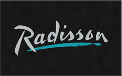 5' x 8' (58" x 95") Digiprint HD RADISSON  Indoor Logo mat