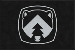 4' x 6' (45" x 69") Digiprint HD GRIZZLY PINE Indoor Logo Mat