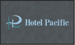 3' x 5' (35" x 59") Colorstar Impressions HOTEL PACIFIC  Indoor Logo Mat