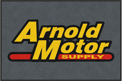4' x 6' (45" x 69") ColorStar Impressions  ARNOLD MOTOR  Indoor Logo Mat