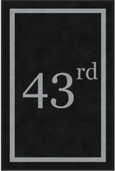 4' x 6' (45" x 69") ColorStar Impressions  43 RD  Indoor Logo Mat