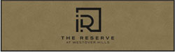 3' x 10' (35" x 119") Digiprint HD THE RESERVE Indoor Logo Mat